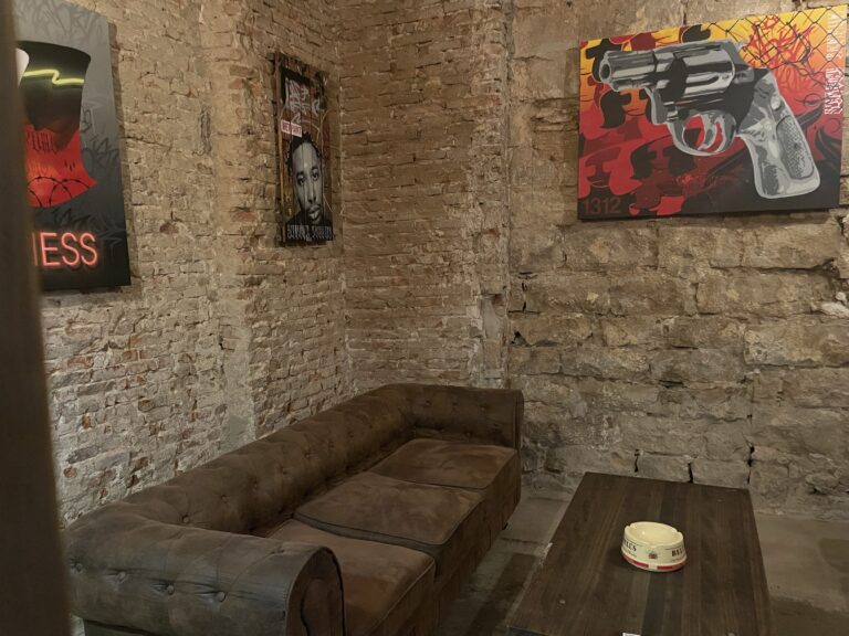 blunted cannabis association barcelona street art paintings 768x576